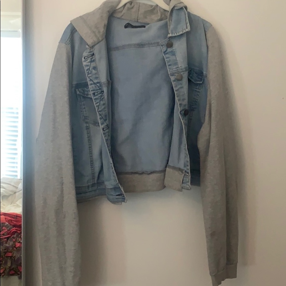 Jean and sweats jacket